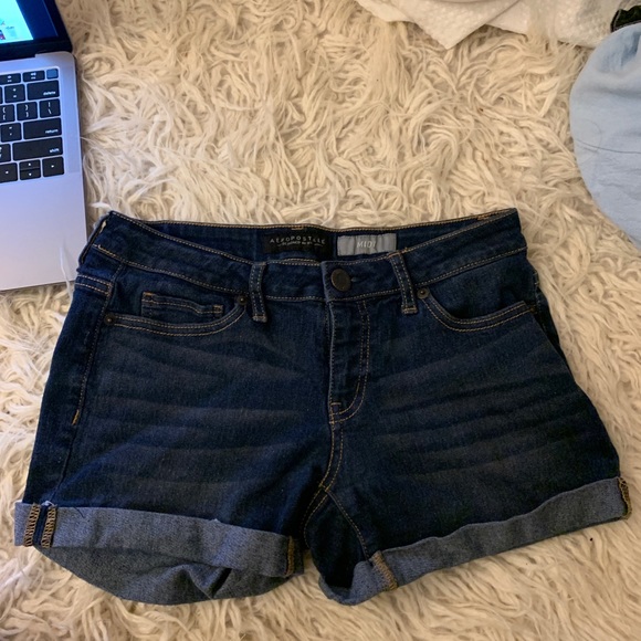 Aeropostale flex effects denim midi shorts - Picture 2 of 3